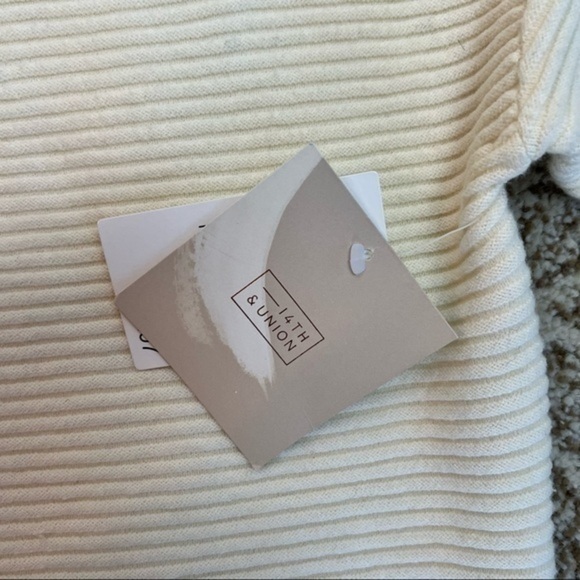 14th and Union womens boatneck ribbed sweater - Picture 9 of 13